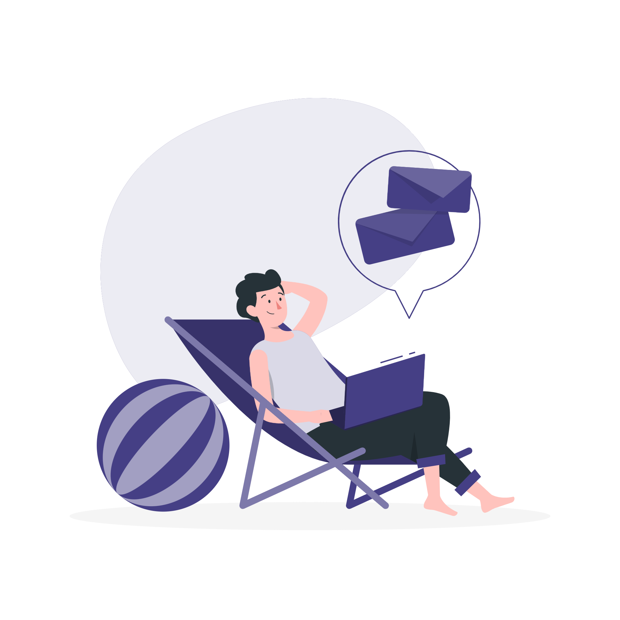 réception de messages icone